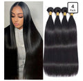 black long straight 100% human hair bundles