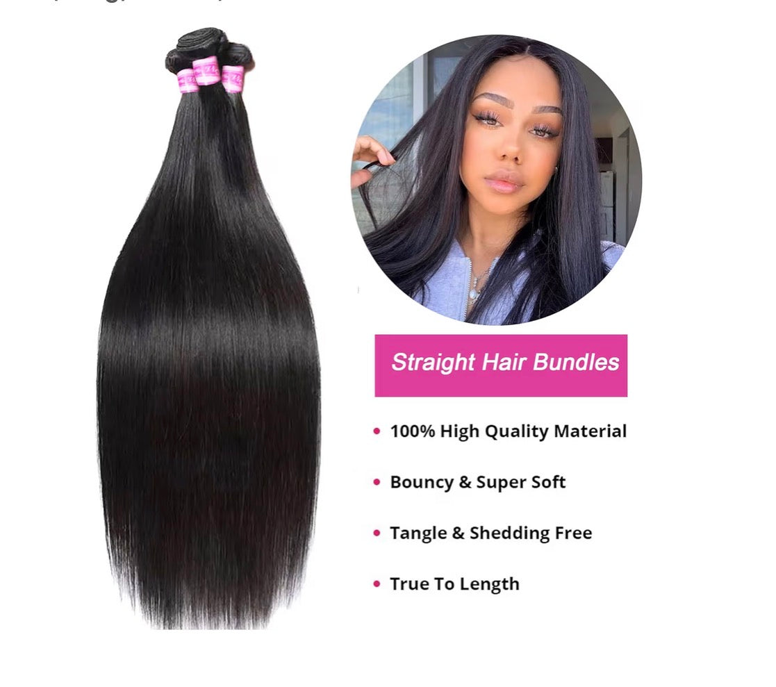 short bob bundles 10% human hair black